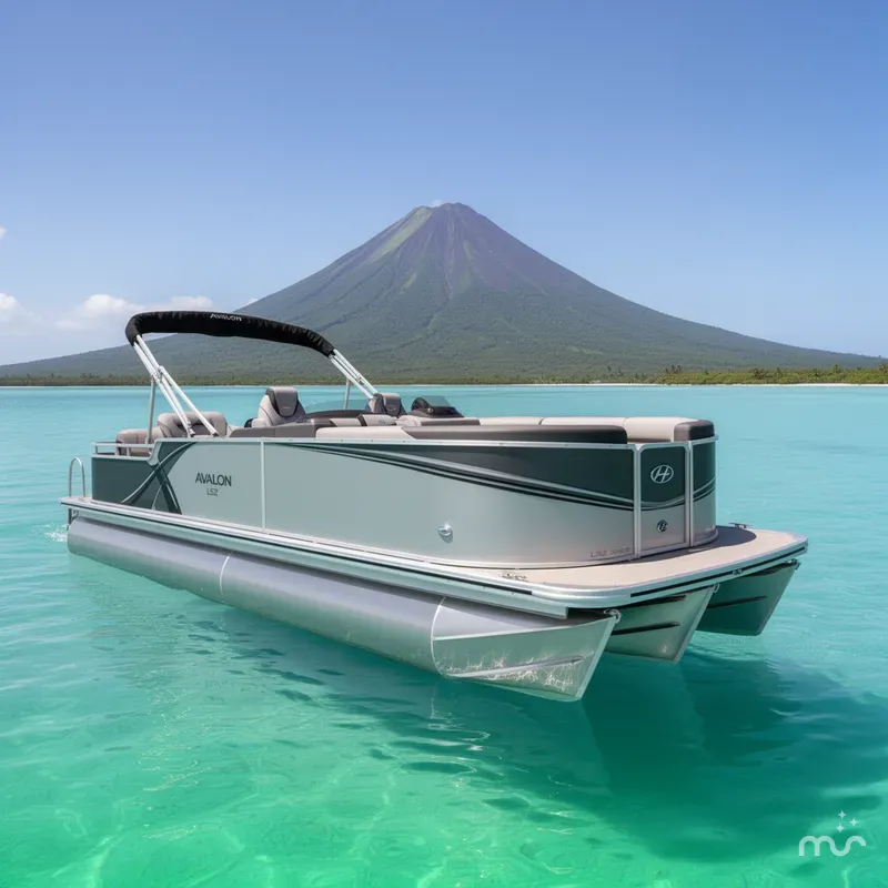 Slide: The Image of Avalon LSZ 25 QUAD LOUNGER-TRITOON 200HP 2026 - 2