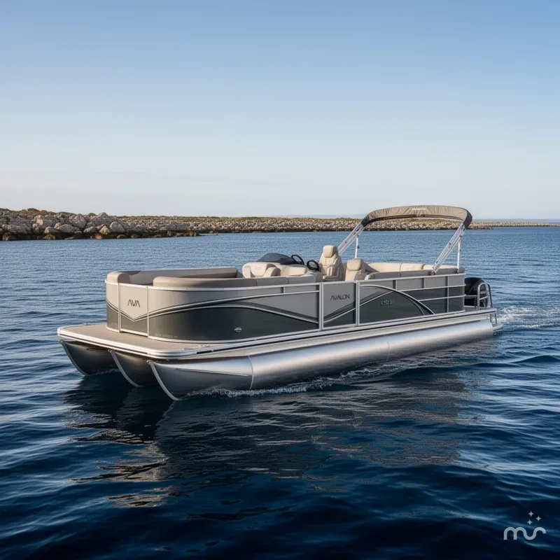 Slide: The Image of Avalon LSZ 25 QUAD LOUNGER-TRITOON 200HP 2026 - 2