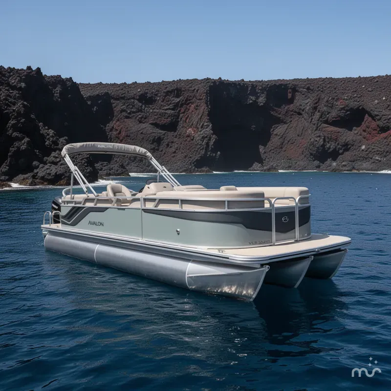 Slide: The Image of Avalon VLS 21 QUAD LOUNGER 90HP 2026 - 2