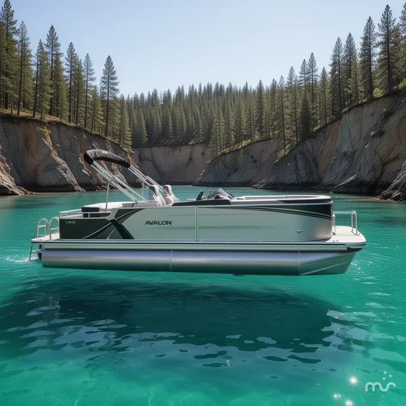 Slide: The Image of Avalon LSZ 25 QUAD LOUNGER-TRITOON 200HP 2026 - 2