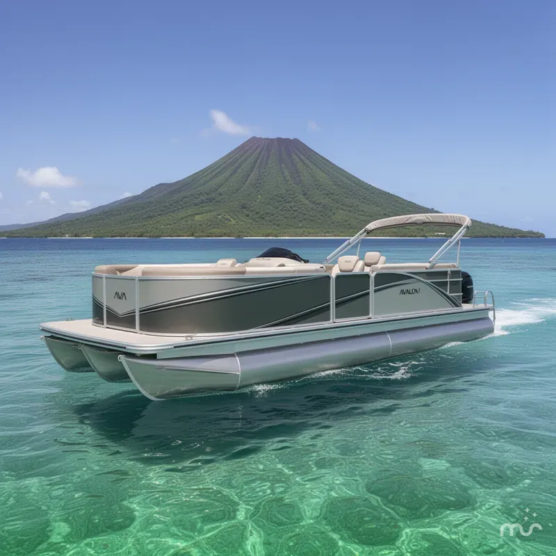 Slide: The Image of Avalon LSZ 25 QUAD LOUNGER-TRITOON 200HP 2026 - 2