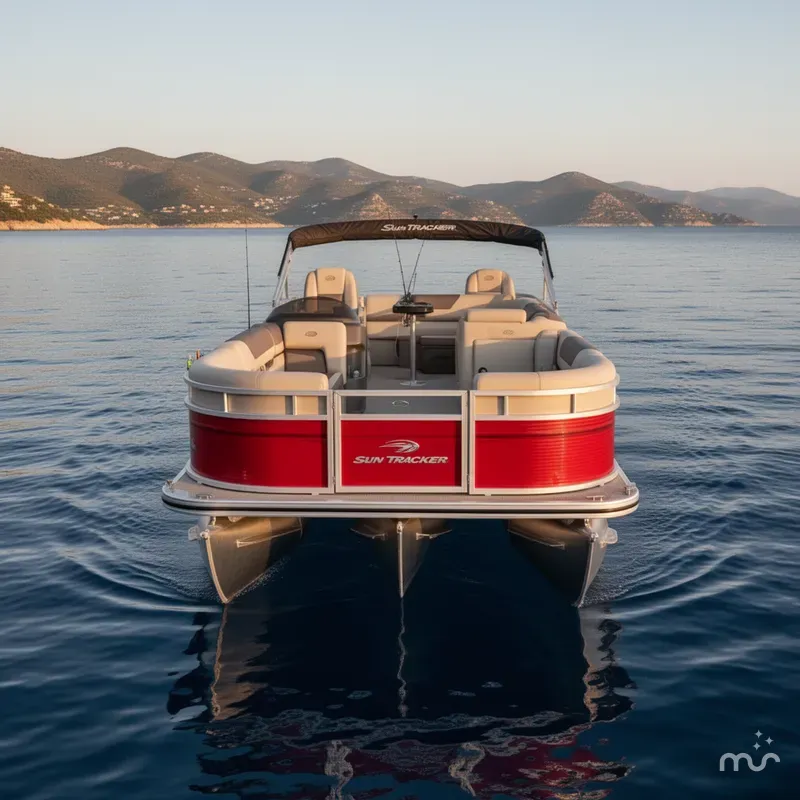 Slide: The Image of Sun Tracker Fishin' Barge 22 DLX 2026 - 1