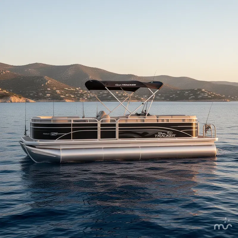 Slide: The Image of Sun Tracker Fishin' Barge 22 DLX 2026 - 2