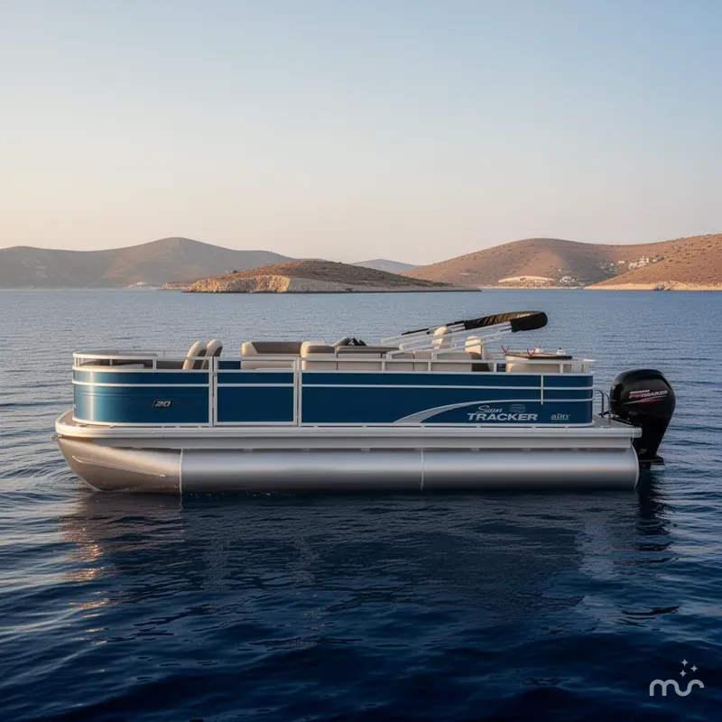 Slide: The Image of Sun Tracker Fishin' Barge 20 DLX 2026 - 2