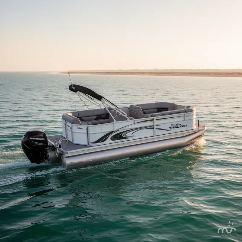 Slide: The Image of Sun Tracker Party Barge 20 DLX 2026 - 0