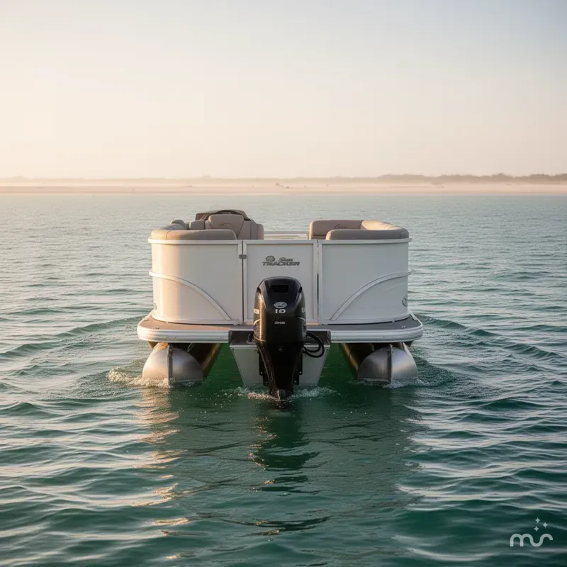 Slide: The Image of Sun Tracker Party Barge 20 DLX 2026 - 2