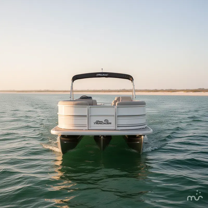Slide: The Image of Sun Tracker Party Barge 20 DLX 2026 - 3