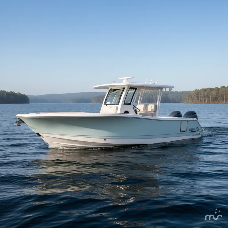 Slide: The Image of Robalo R300 Center Console 2026 - 2