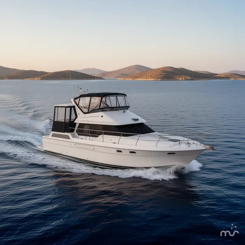 Slide: The Image of Bayliner 4587 Motoryacht 1995 - 4