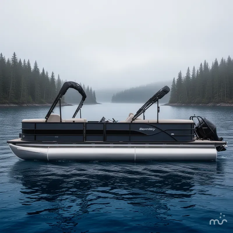 Slide: The Image of Bentley Pontoons Fish 243 Center Walk Through 2026 - 2
