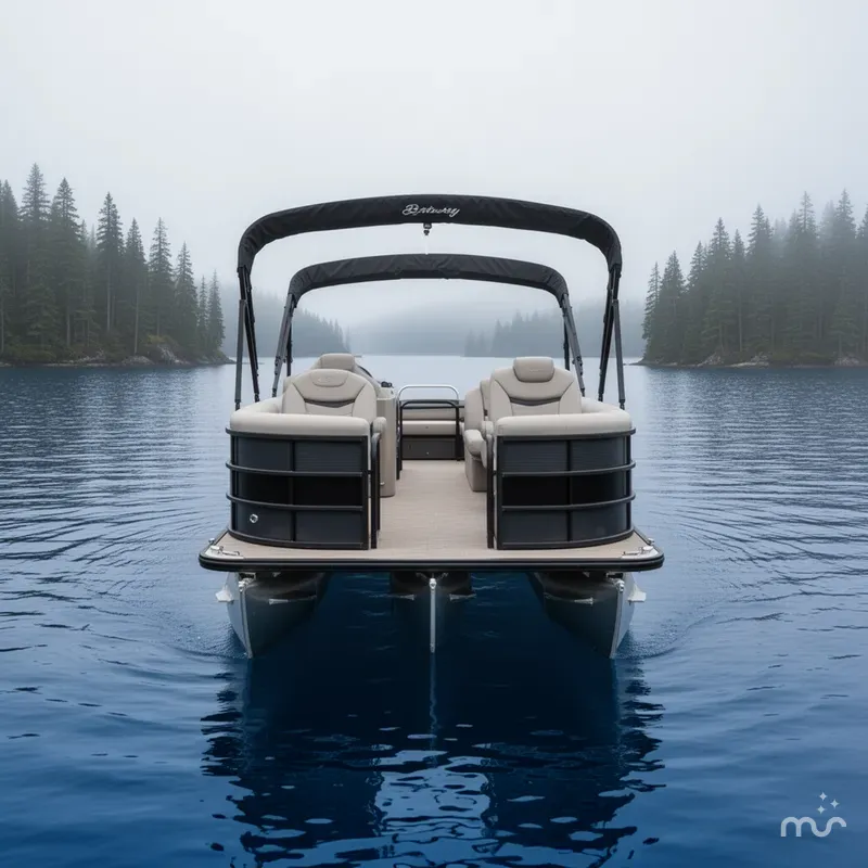 Slide: The Image of Bentley Pontoons Fish 243 Center Walk Through 2026 - 3