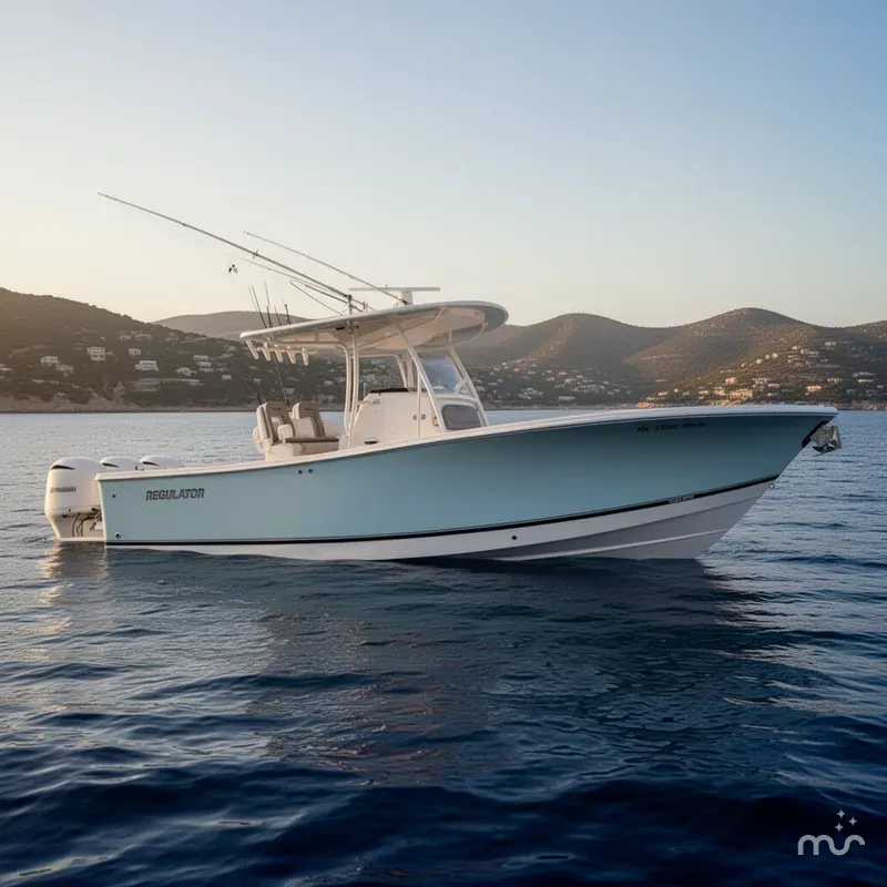 Slide: The Image of Regulator Marine 28 Forward Seating 2018 - 2