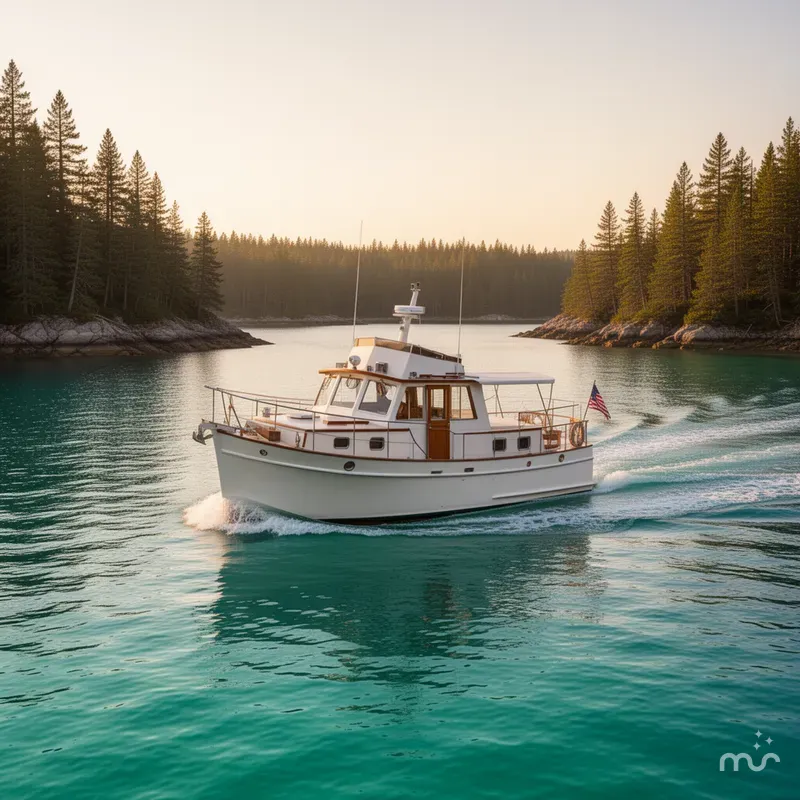 Slide: The Image of Grand Banks 32 Sedan 1966 - 2