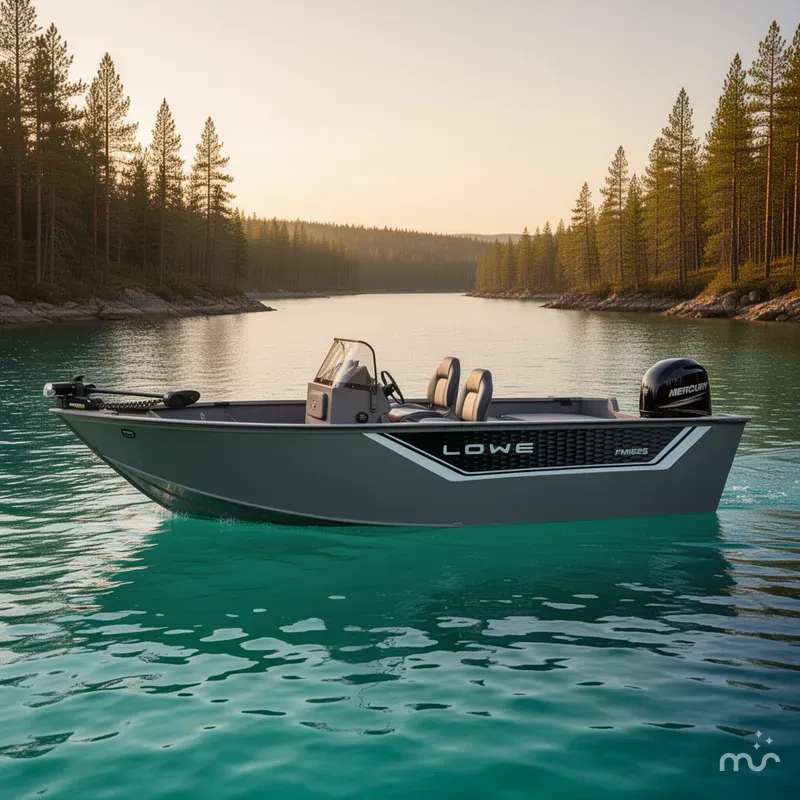 The Image of Lowe Fishing Machine Side Console FM 1625 SC W/ 60HP Mercury! 2026 - 0