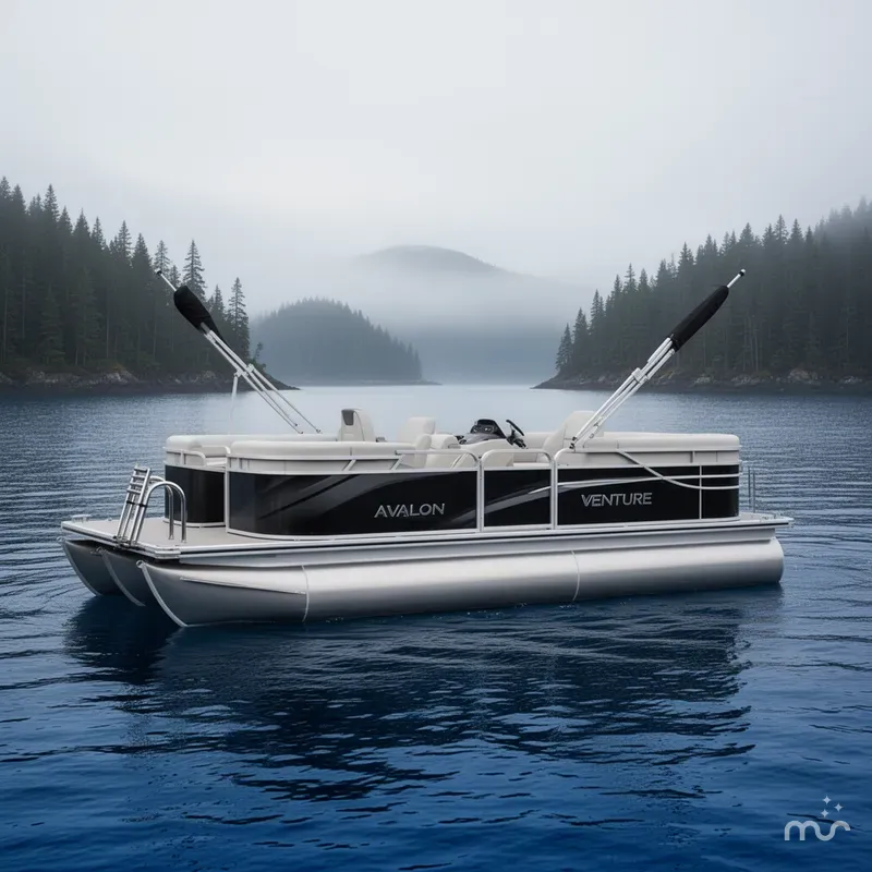 Slide: The Image of Avalon Venture Cruise - 17 FT W/ 40HP Mercury! 2026 - 2