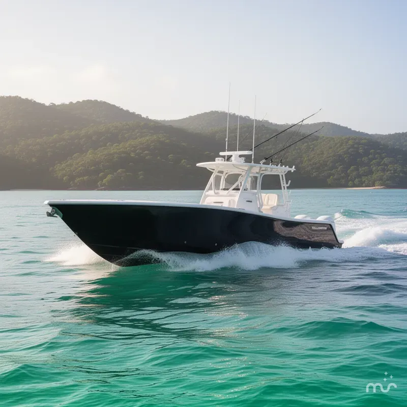 Slide: The Image of Yellowfin 36 Offshore 2018 - 2