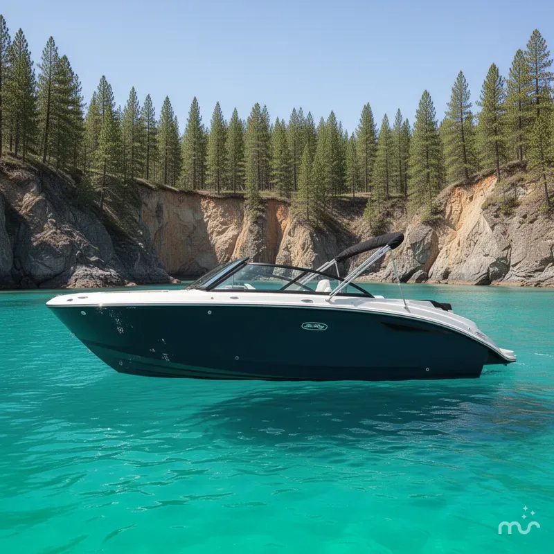 Slide: The Image of Sea Ray SDX 230 2026 - 2