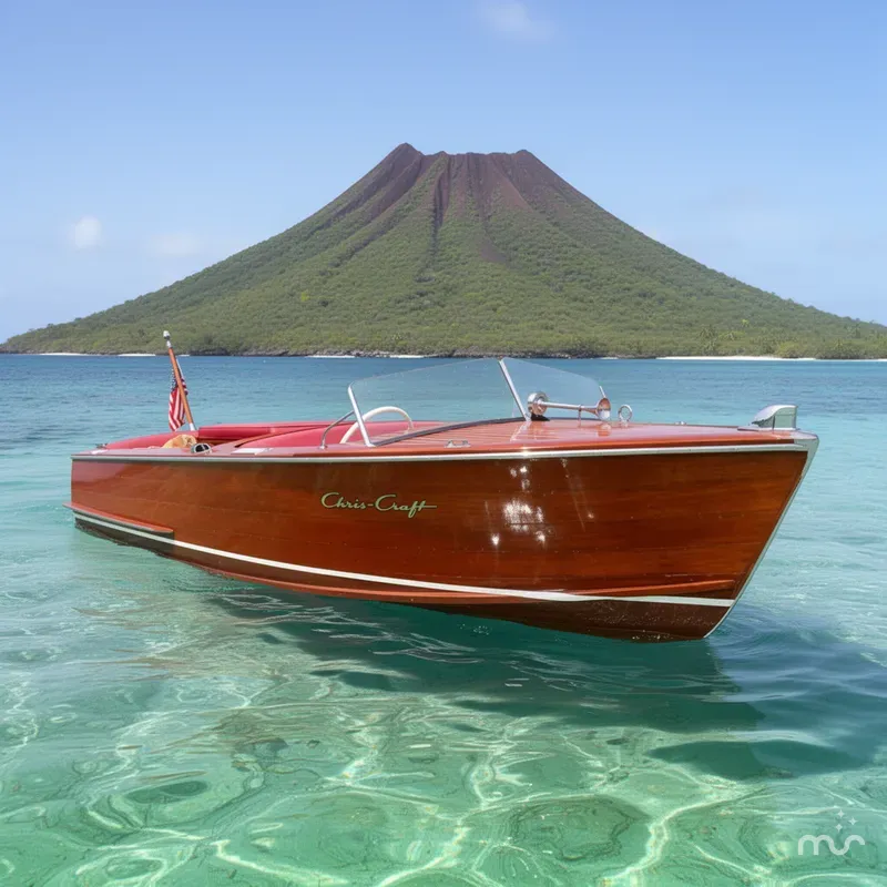 Slide: The Image of Chris-Craft 17 Sportsman 1956 - 2