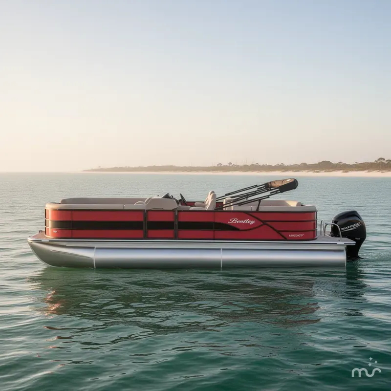 Slide: The Image of Bentley Pontoons Legacy 240 Navigator 2026 - 1