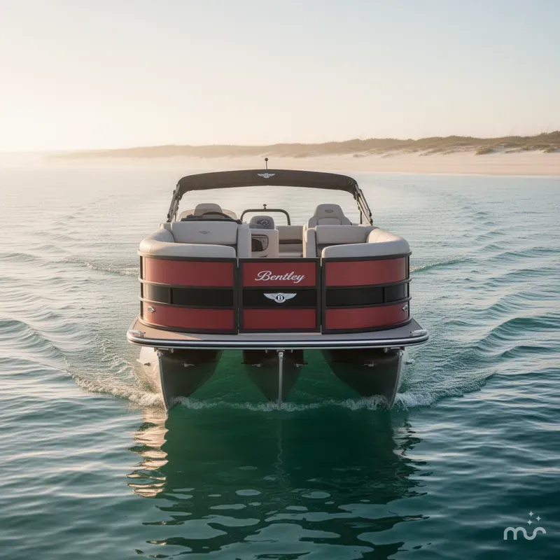 Slide: The Image of Bentley Pontoons Legacy 240 Navigator 2026 - 2