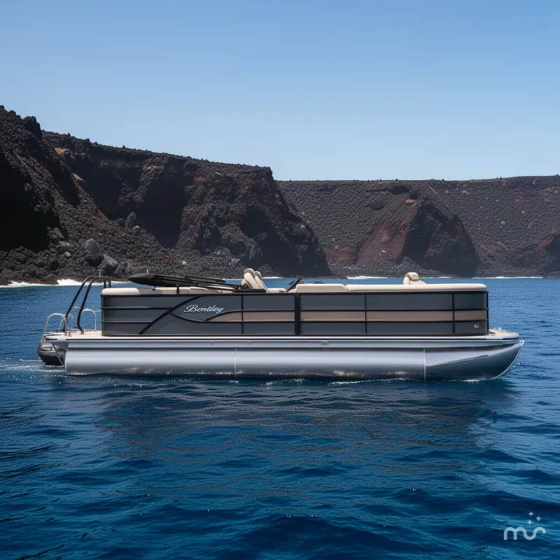 Slide: The Image of Bentley Pontoons Legacy 240 DL Navigator 2026 - 2