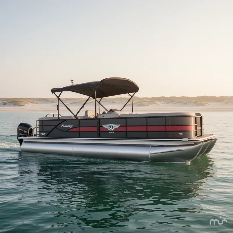 Slide: The Image of Bentley Pontoons Legacy 243 Navigator 2026 - 0