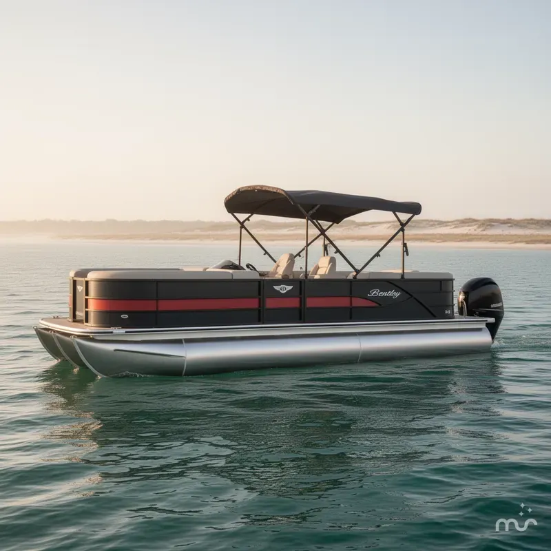 Slide: The Image of Bentley Pontoons Legacy 243 Navigator 2026 - 1