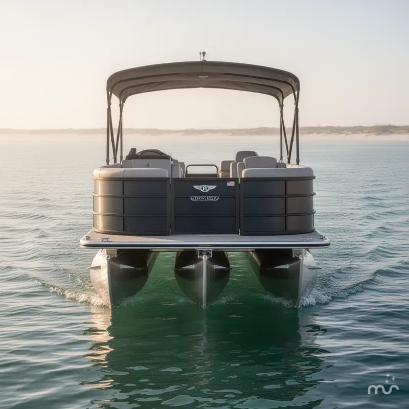Slide: The Image of Bentley Pontoons Legacy 243 Navigator 2026 - 2