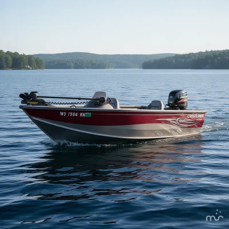 Slide: The Image of Crestliner Fish Hawk 1600 2010 - 1