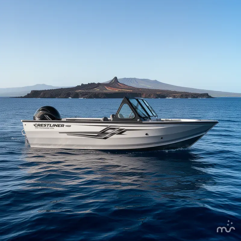 Slide: The Image of Crestliner 1850 Commander Elite 2026 - 2