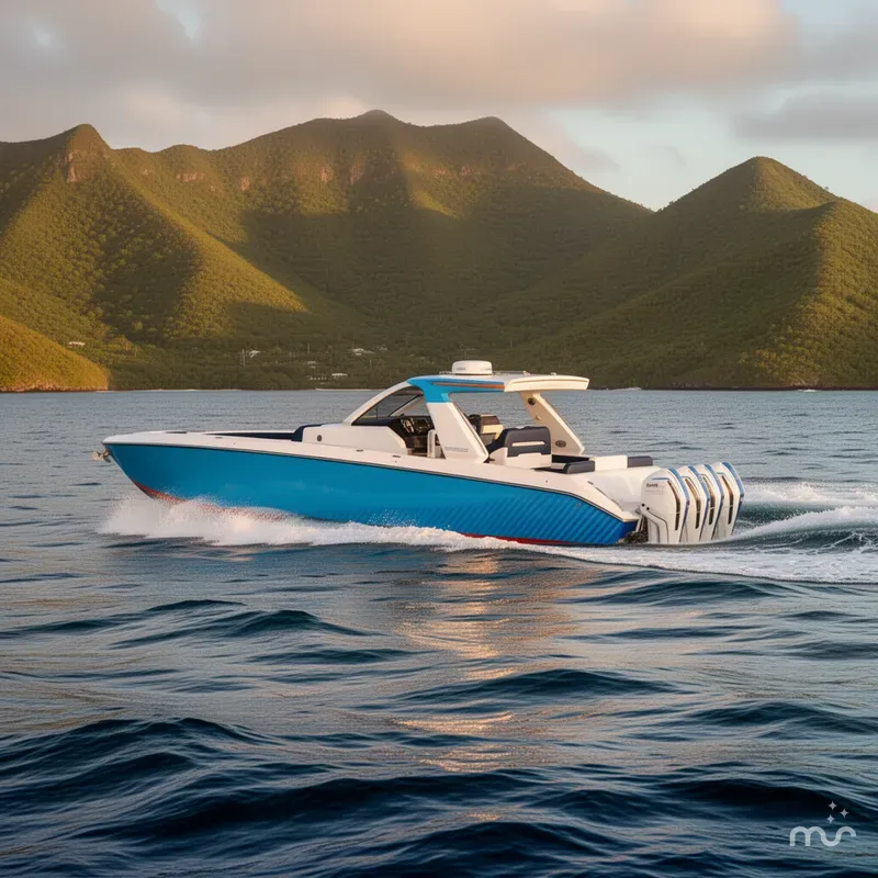 Slide: The Image of Cigarette 41' Nighthawk 2023 - 2