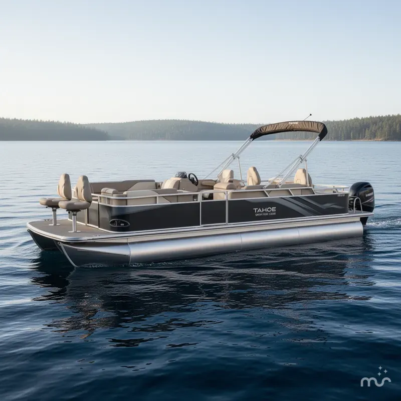 Slide: The Image of Tahoe Sport Fish & Cruise 23E80 Pontoon $33995 2026 - 2