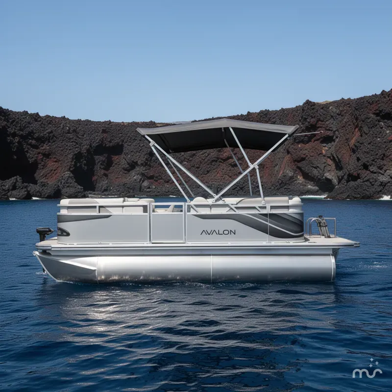 Slide: The Image of Avalon Venture Cruise - 17 FT w/ Torqeedo Electric Motor! 2026 - 2