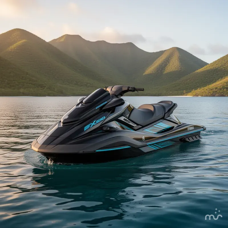 Slide: The Image of Yamaha FX SVHO W/AUDIO-BLACK/CYA 2025 - 2