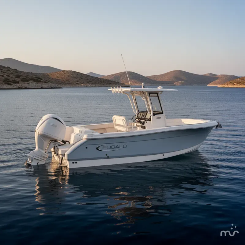 Slide: The Image of Robalo R250 Center Console 2026 - 2