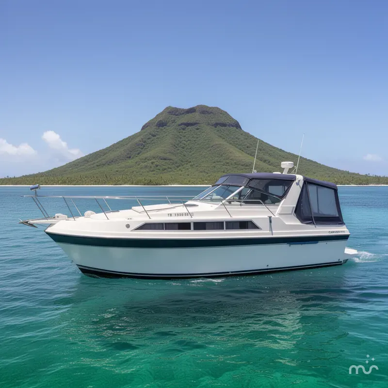 Slide: The Image of Carver Yachts 32 Montego 1990 - 2