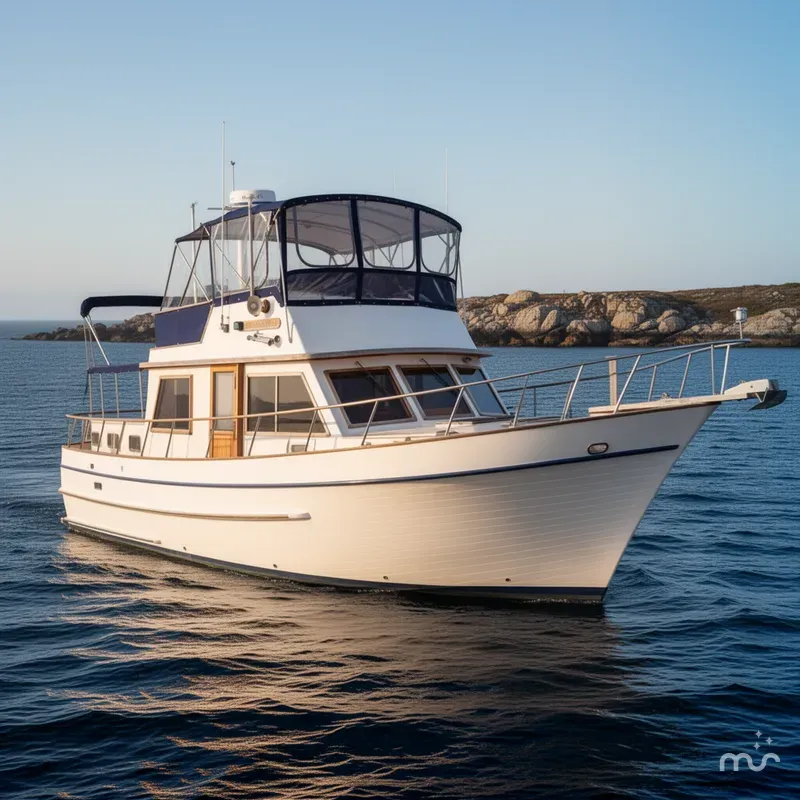 Slide: The Image of DeFever 41 Trawler 1986 - 2