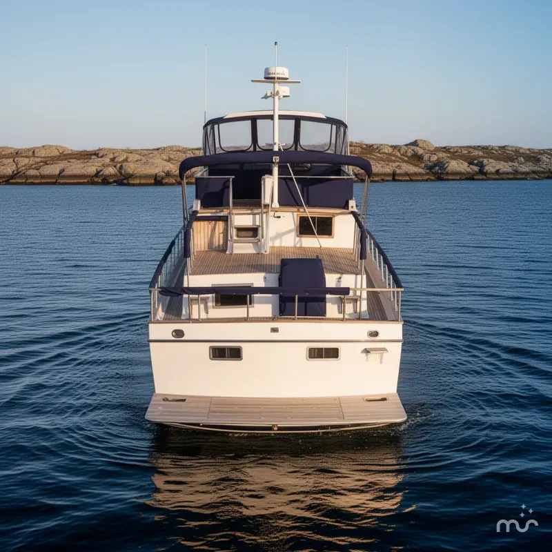 Slide: The Image of DeFever 41 Trawler 1986 - 3