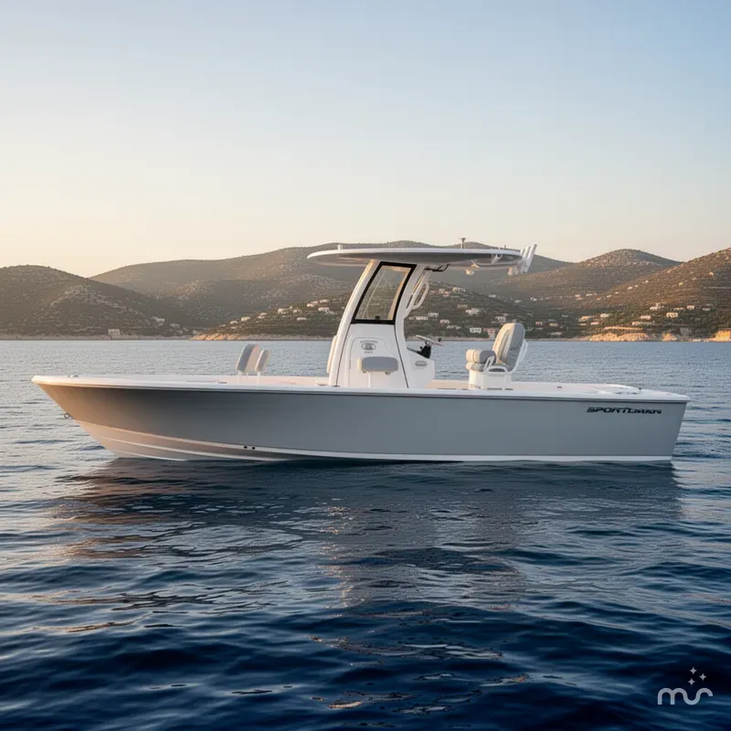 Slide: The Image of Sportsman Masters 247 Bay Boat 2026 - 2