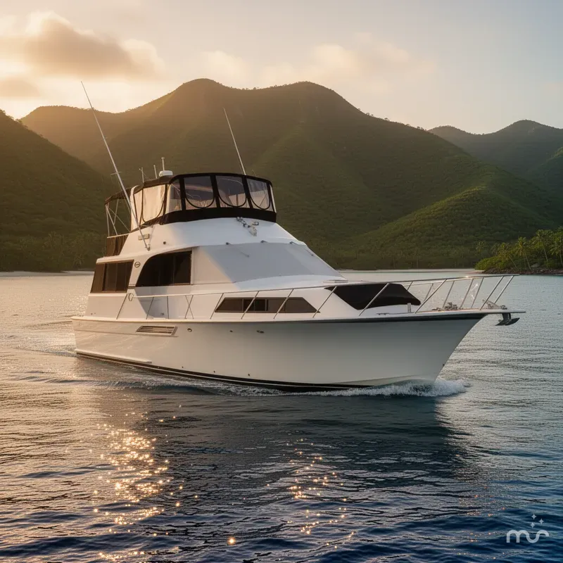 Slide: The Image of Ocean Yachts 48 Motor Yacht 1989 - 2
