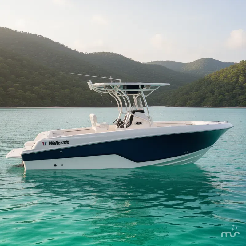Slide: The Image of Wellcraft 222 Fisherman 2023 - 2
