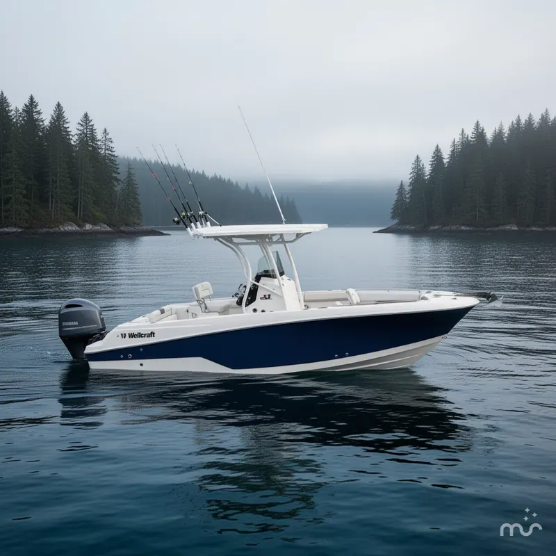 Slide: The Image of Wellcraft 242 Fisherman 2023 - 2