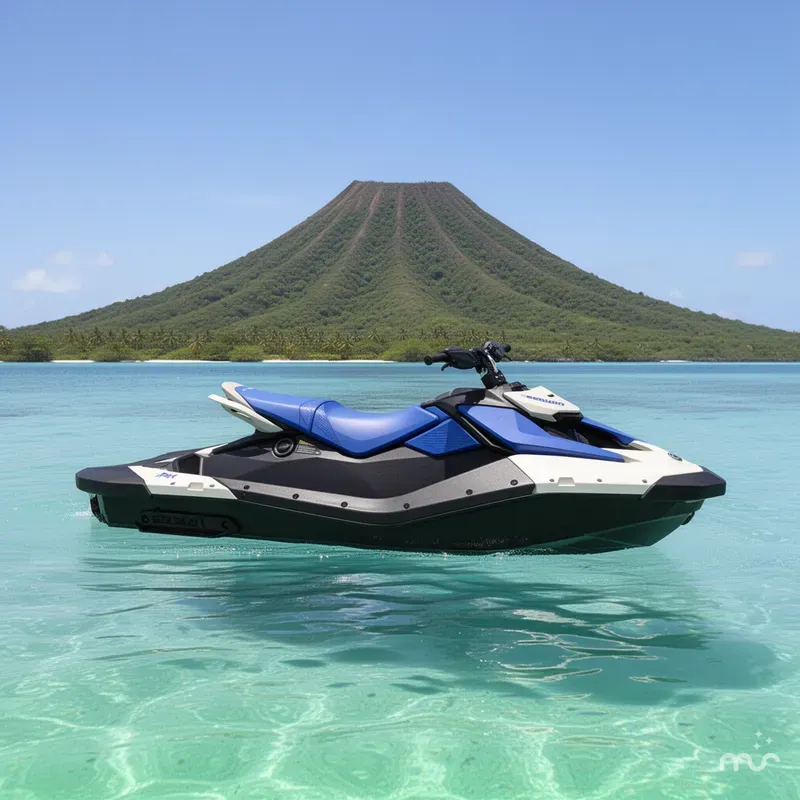 Slide: The Image of Sea-Doo PWC SPARK TRIXX 90 AUD WH 3UP IBR 25 2025 - 2