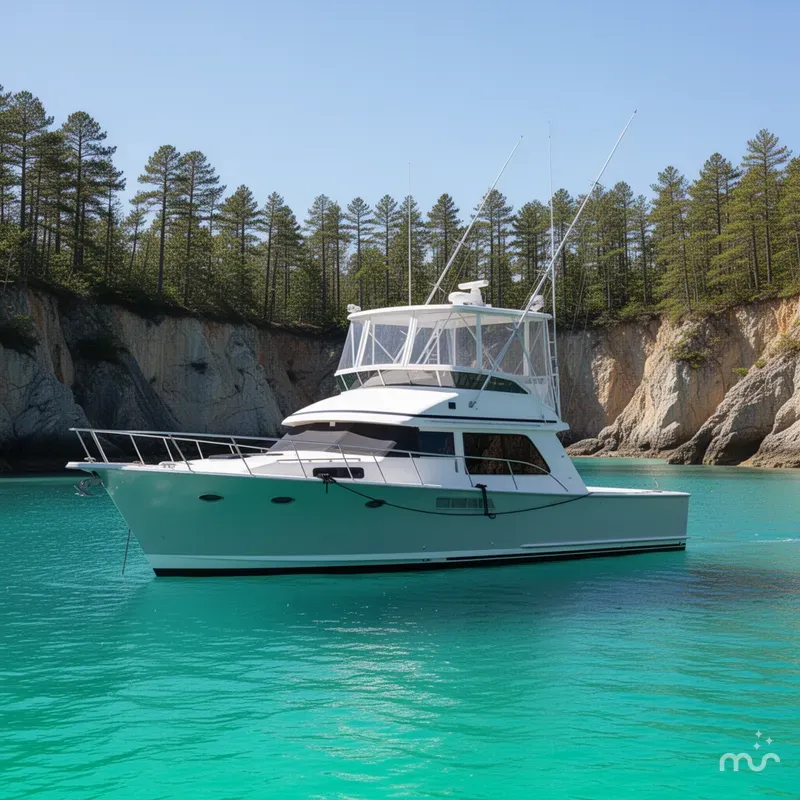 Slide: The Image of Mikelson 43 Sportfisher 1998 - 2