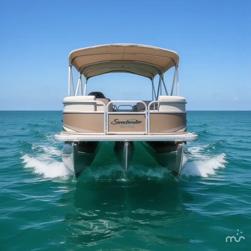 Slide: The Image of Sweetwater 2286RE Coastal Pontoon 2012 - 0