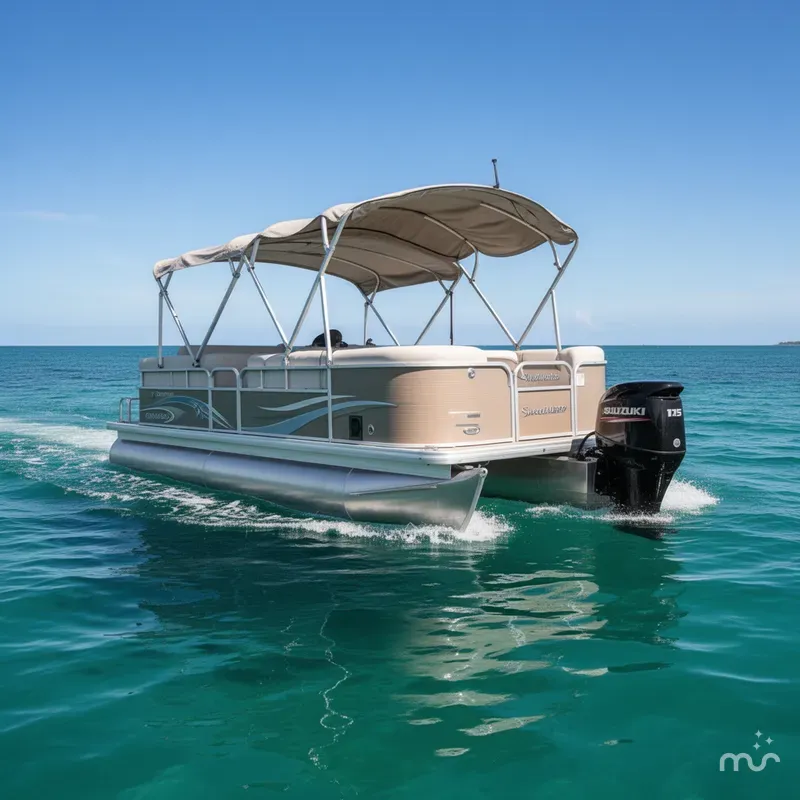 Slide: The Image of Sweetwater 2286RE Coastal Pontoon 2012 - 2