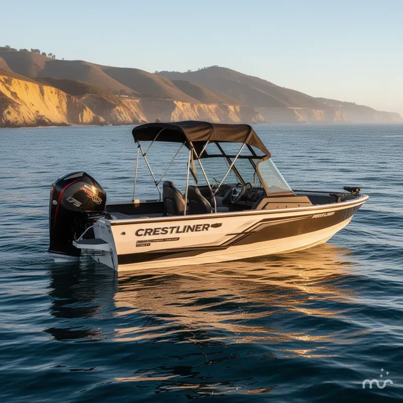 Slide: The Image of Crestliner Fish Hawk 1850 WT w/ 175HP Mercury ProXS! 2026 - 2