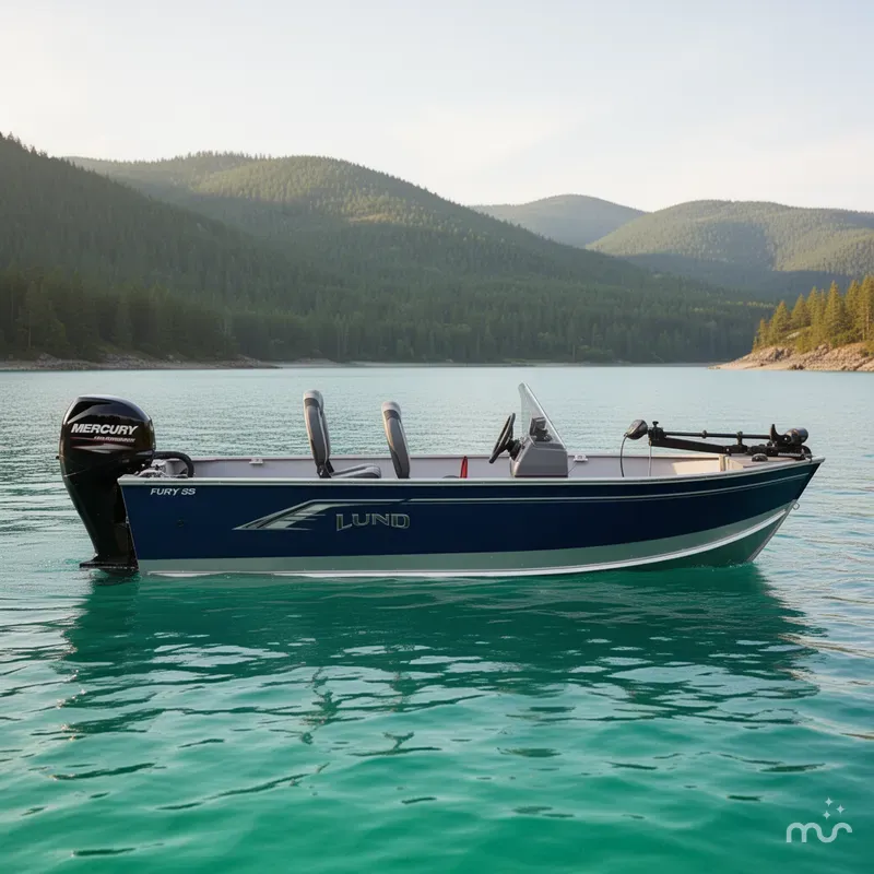 Slide: The Image of Lund 1600 Fury SS w/ 40HP Mercury! 2026 - 2
