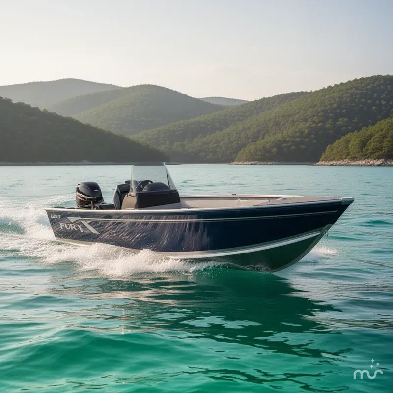 Slide: The Image of Lund 1600 Fury SS w/ 40HP Mercury! 2026 - 4