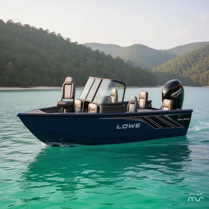 The Image of Lowe Fish and Ski FS 1700 w/ 90HP Mercury! 2026 - 0
